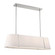 Fulton Four Light Linear Chandelier in Polished Nickel (60|FUL-917-PN)