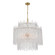 Ackerly Eight Light Chandelier in Aged Brass (60|ACK-928-AG)