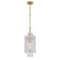 Ackerly One Light Pendant in Aged Brass (60|ACK-921-AG)