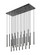 Forest LED Linear Chandelier in Matte Black (224|919MP24-23L-MB-LED)