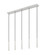 Forest LED Linear Chandelier in Brushed Nickel (224|919MP12-5L-BN-LED)