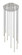 Forest LED Chandelier in Brushed Nickel (224|919MP12-11R-BN-LED)
