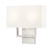Saxon Two Light Wall Sconce in Brushed Nickel (224|815-2S-BN)