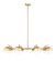 Realm Sphere Eight Light Chandelier in Modern Gold (224|7517-8MGLD)