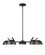 Realm Sphere Five Light Chandelier in Matte Black (224|7517-5MB)