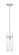 Fontaine One Light Pendant in Brushed Nickel (224|7002P5-ROD-BN)