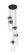 Fontaine Five Light Chandelier in Matte Black (224|7002P5-5R-MB)