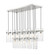 Fontaine 17 Light Linear Chandelier in Brushed Nickel (224|7002P5-17L-BN)