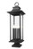 Tiberius Six Light Outdoor Pier Mounted Fixture in Black (224|5017PHXLS-SQPM-BK)