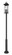 Tiberius Six Light Outdoor Post Mounted Fixture in Black (224|5017PHXLR-5010P-BK)
