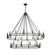 Dennison 28 Light Chandelier in Matte Black (224|4005-28MB)