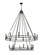 Dennison 20 Light Chandelier in Matte Black (224|4005-20MB)