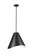 Aria One Light Pendant in Matte Black (224|1952P18-MB)