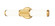 Solange LED Vanity in Modern Gold (224|1021-18W-MGLD-LED)