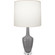 Small Emma One Light Accent Lamp in Smokey Taupe Glazed Ceramic w/Polished Nickel (165|ST35)