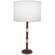 Kane One Light Table Lamp in Sugar Plum, Rose Water w/Polished Nickel (165|SM72RW)