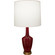 Small Emma One Light Accent Lamp in Sangria Glazed Ceramic w/Warm Brass (165|SA36)