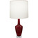 Small Emma One Light Accent Lamp in Sangria Glazed Ceramic w/Polished Nickel (165|SA35)