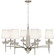 Cristallo Eight Light Chandelier in Polished Nickel w/ Clear Crystal (165|S625C)