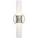 Chase Two Light Wall Sconce in Polished Nickel w/Polished Cased White (165|S1979)
