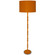 Kane One Light Floor Lamp in Pumpkin w/Polished Nickel (165|PM74X)