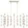 Kane 42 Light Pendant in Matte Daisy w/Modern Brass (165|MDY77)