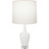Small Emma One Light Accent Lamp in Lily Glazed Ceramic w/Polished Nickel (165|LY35)