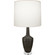 Small Emma One Light Accent Lamp in Ash Glazed Ceramic w/Polished Nickel (165|CR35)