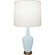 Small Emma One Light Accent Lamp in Baby Blue Glazed Ceramic w/Warm Brass (165|BB36)