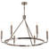 Mavisten Edition Carbonia Six Light Chandelier in Black Chrome (165|B1408)