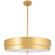 Elliott LED Pendant in Modern Brass Painted White Interior (165|918)