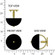 Mavisten Edition Copernica One Light Wall Sconce in Lacquered Burnished Brass w/Piano Black Painted (165|604BLK)