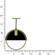 Mavisten Edition Copernica One Light Pendant in Lacquered Burnished Brass w/Black Painted (165|602BLK)