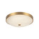 Bella One Light Flush Mount in Aged Gold Brass (423|M19312AG)