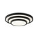 Helix One Light Flush Mount in Matte Black (423|M18919MB)