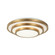 Helix LED Flush Mount in Aged Gold Brass (423|M18919AG)