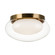 Caspian Three Light Flush Mount in Aged Gold Brass (423|M15703AG)