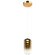 Refrax One Light Pendant in Aged Gold Brass (423|C37411AGAG)