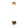 Refrax One Light Pendant in Aged Gold Brass (423|C37401AGAG)