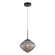 Maruna One Light Pendant in Matte Black + Smoked Glass (423|C31003MBSM)
