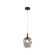 Eesha One Light Pendant in Matte Black + Smoked Glass (423|C30903MBSM)