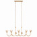 FLORA Eight Light Island Pendant in Modern Gold (33|525361MG)