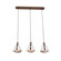 EMBRACE Three Light Island Pendant in Pearlized Antique Brass (33|525261PAB)