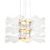 Vetrina LED Pendant in Light Gold (62|8046-3P LG)