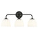 Dorinda Three Light Vanity in Matte Black (62|6954-BA3 BLK-OP)