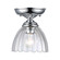 Audra One Light Semi-Flush Mount in Chrome (62|6952-SF7 CH-CLR)