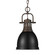 Duncan One Light Pendant in Rubbed Bronze (62|3602-S RBZ-BLK)