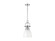 Duncan One Light Pendant in Chrome (62|3602-S CH-WHT)