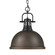 Duncan One Light Pendant in Matte Black (62|3602-L BLK-RBZ)