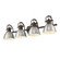 Duncan Four Light Vanity in Rubbed Bronze (62|3602-BA4 RBZ-PW)